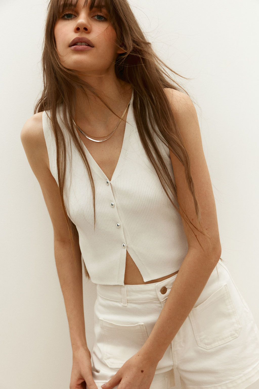 Jersey chaleco con botones - H&m фото 4