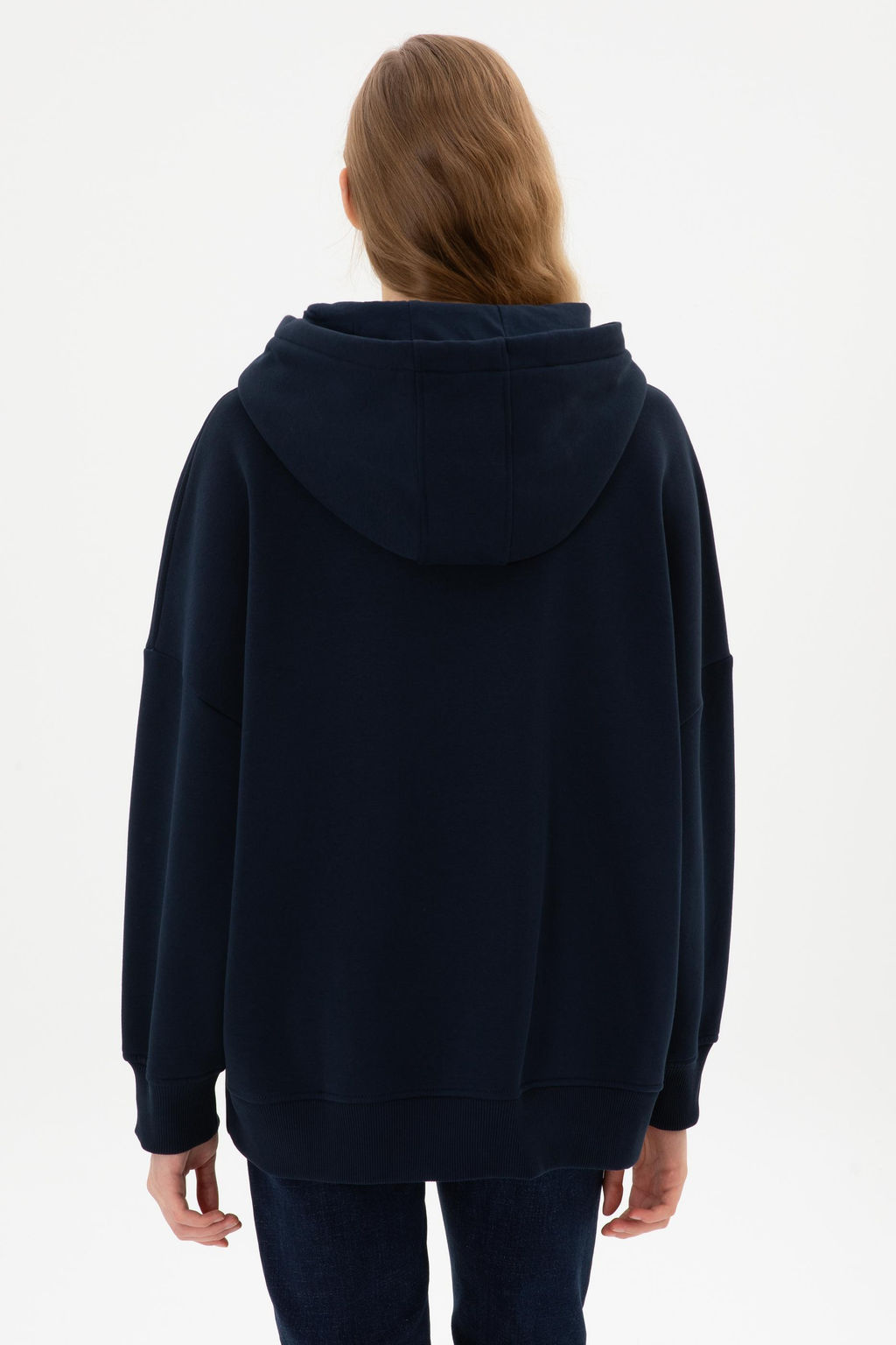 Kad_n Lacivert Basic Sweatshirt Sepette S_rpriz _ndirim - U.s. polo assn фото 5