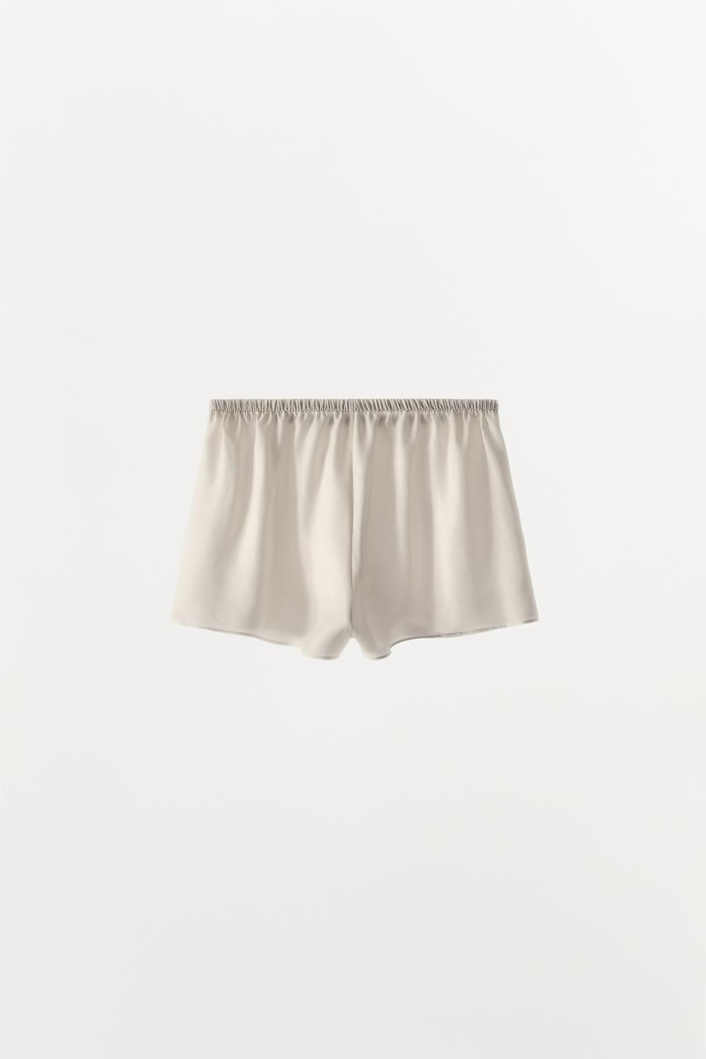 SILK LINGERIE SHORTS - Zara фото 6