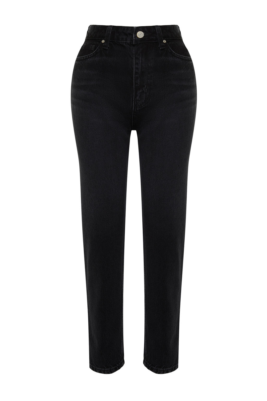 TRENDYOLMILLA Mavi Yuksek Bel Mom Jeans TWOAW24JE00076 фото 19