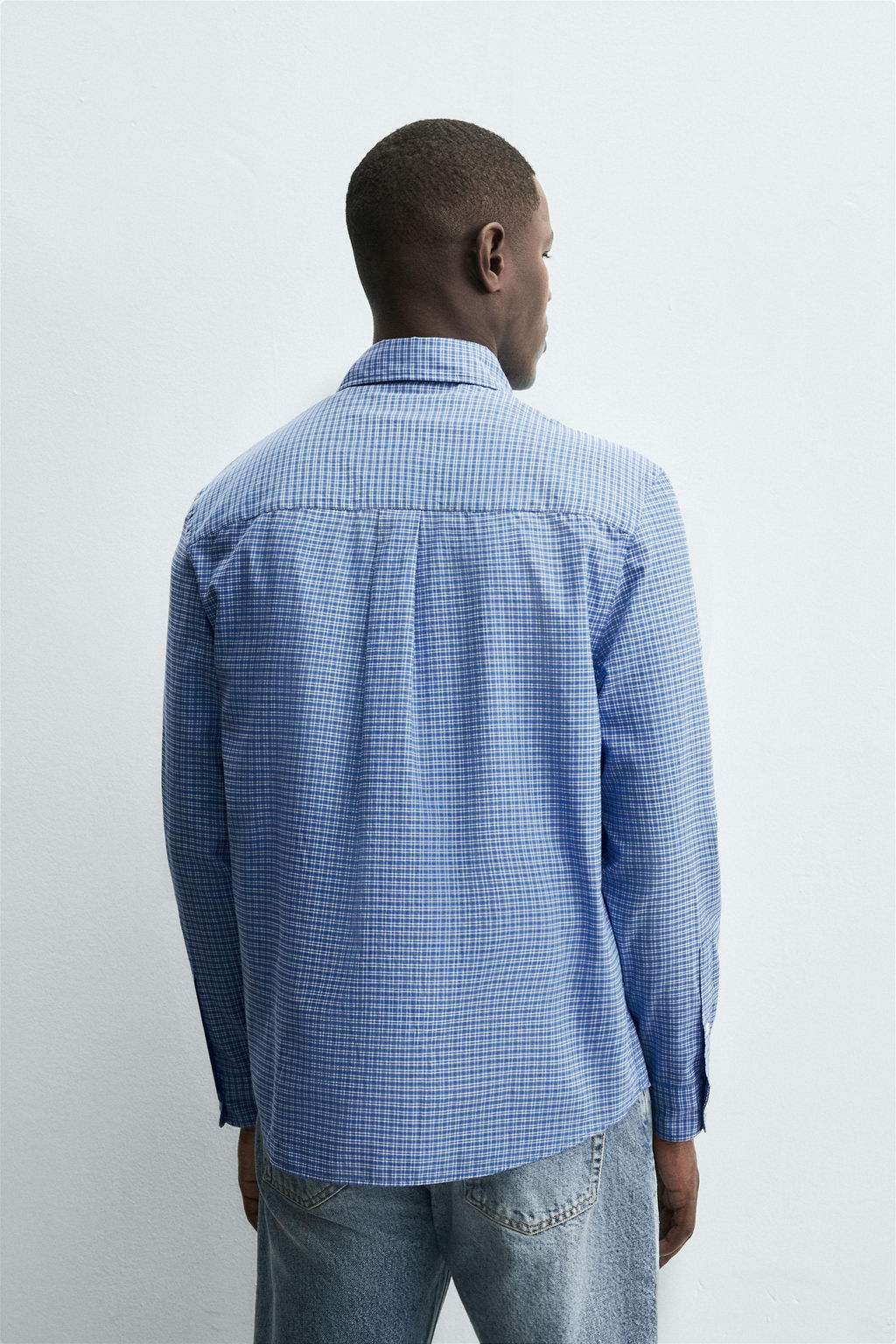 CHECK SHIRT WITH POCKET - Zara фото 3