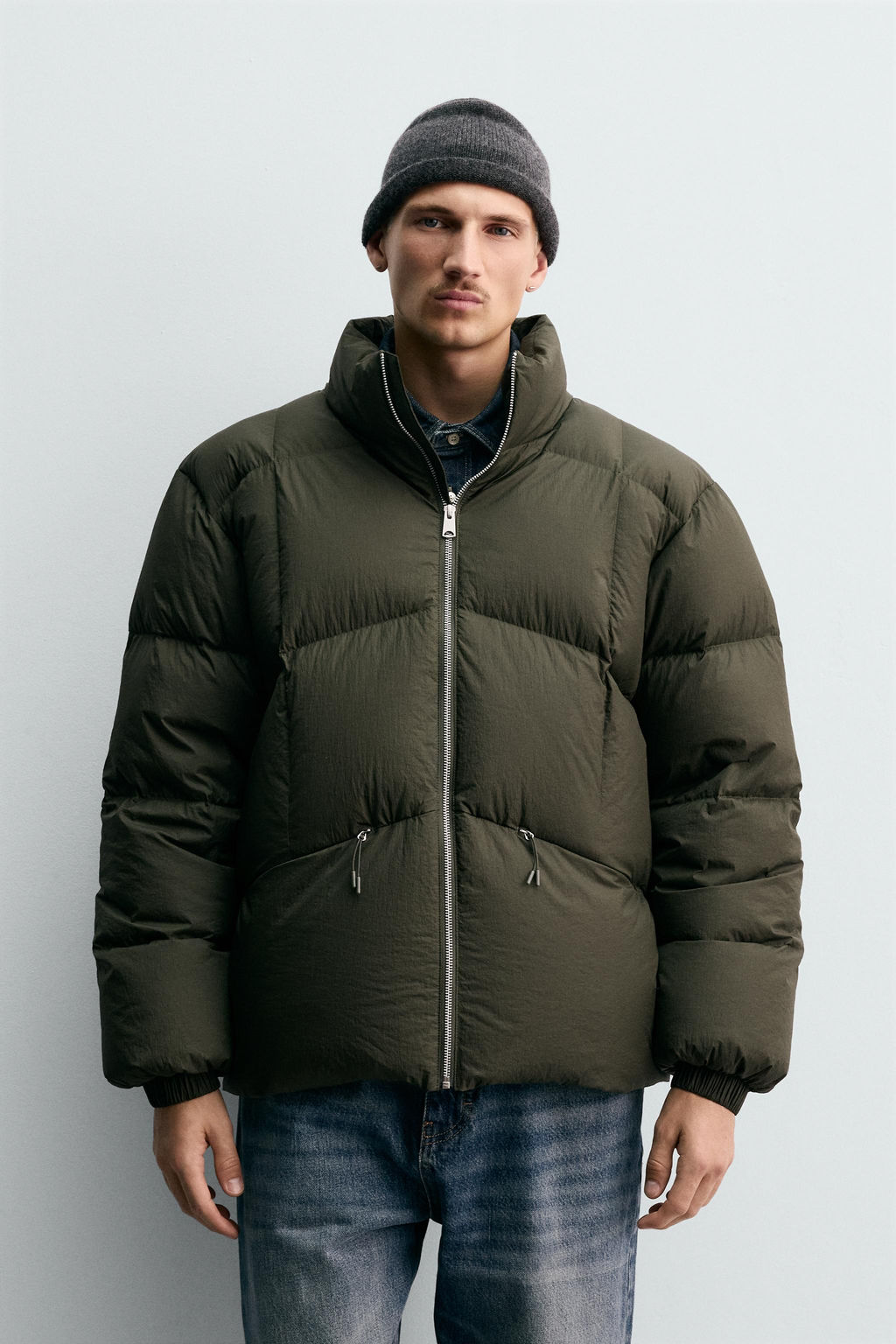 100% FEATHER DOWN PUFFER JACKET - Zara фото 2