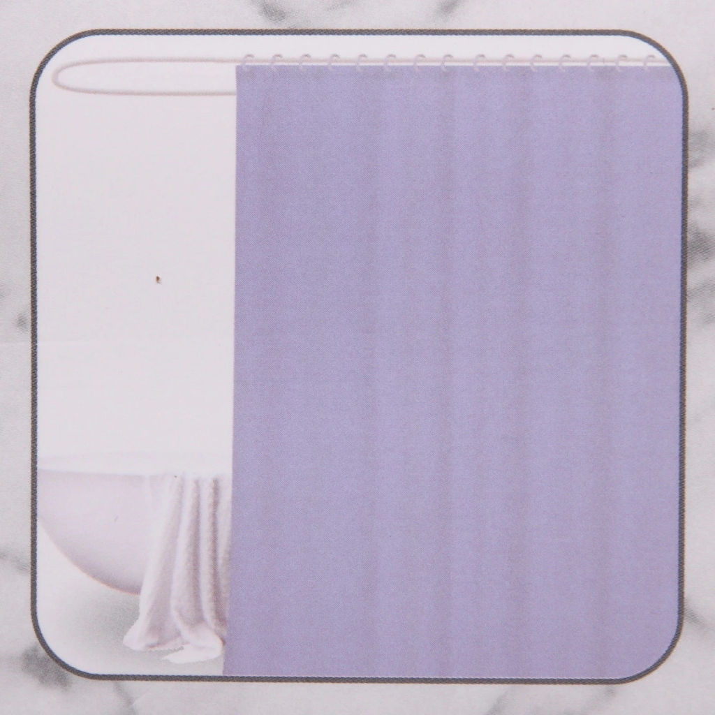 Штора для ванной EVA 180*180 "Лаванда" (без колец)