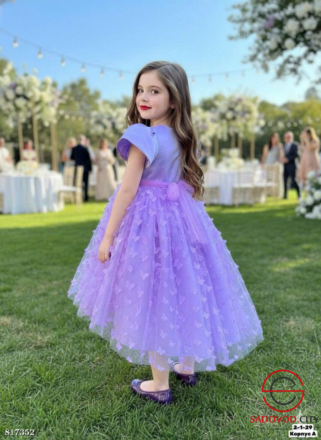 Платье для девочки нарядное - Bruno фото 2