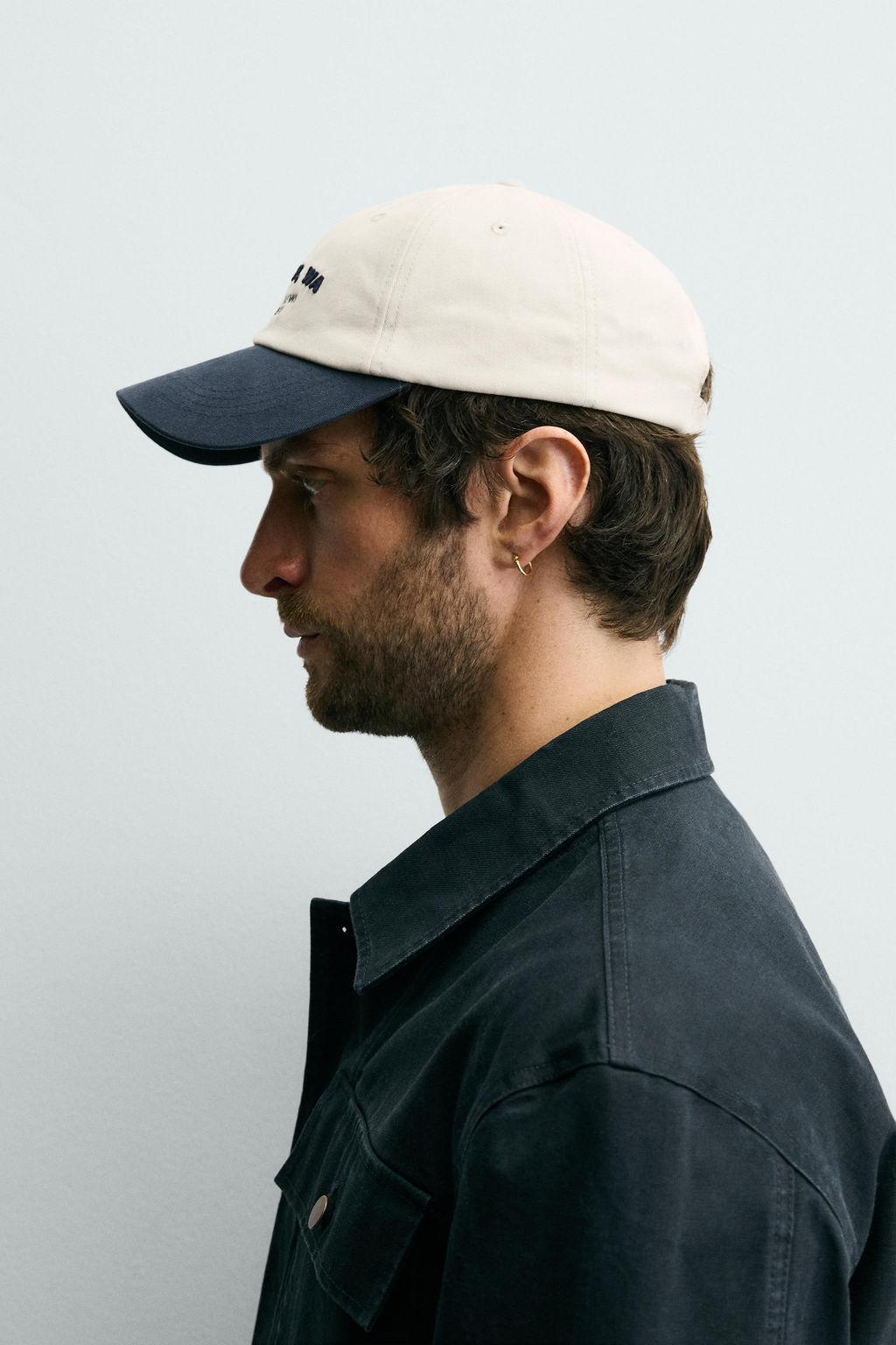 GORRA TEXTO BORDADO / Crudo - Zara фото 2
