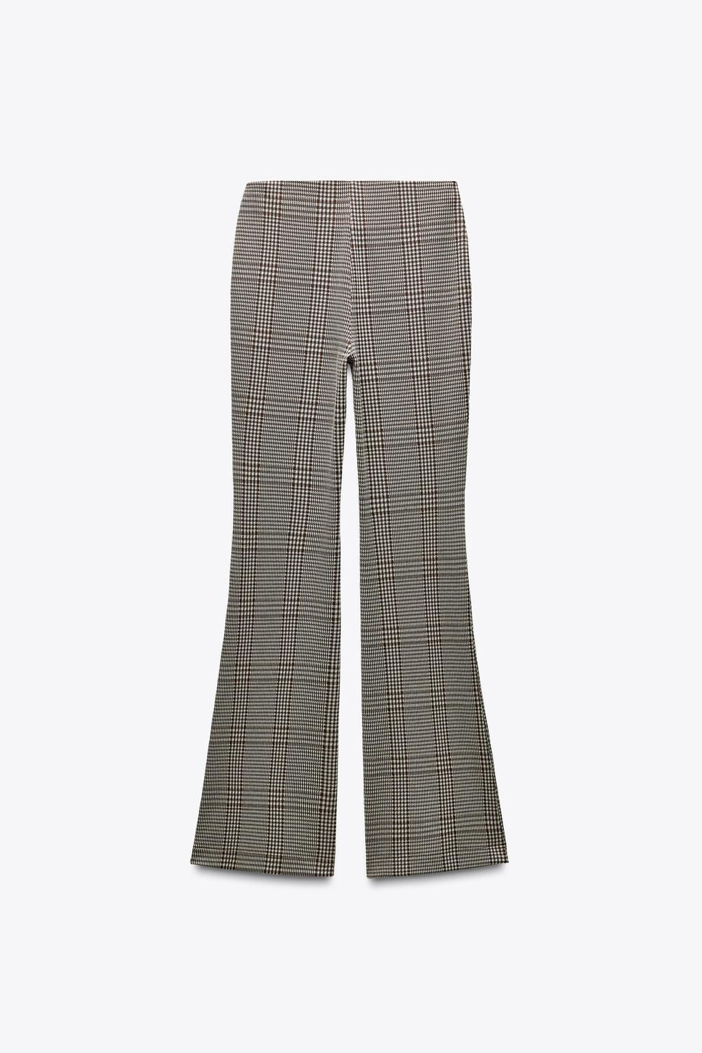 INTERLOCK BELL BOTTOM TROUSERS - Zara фото 12