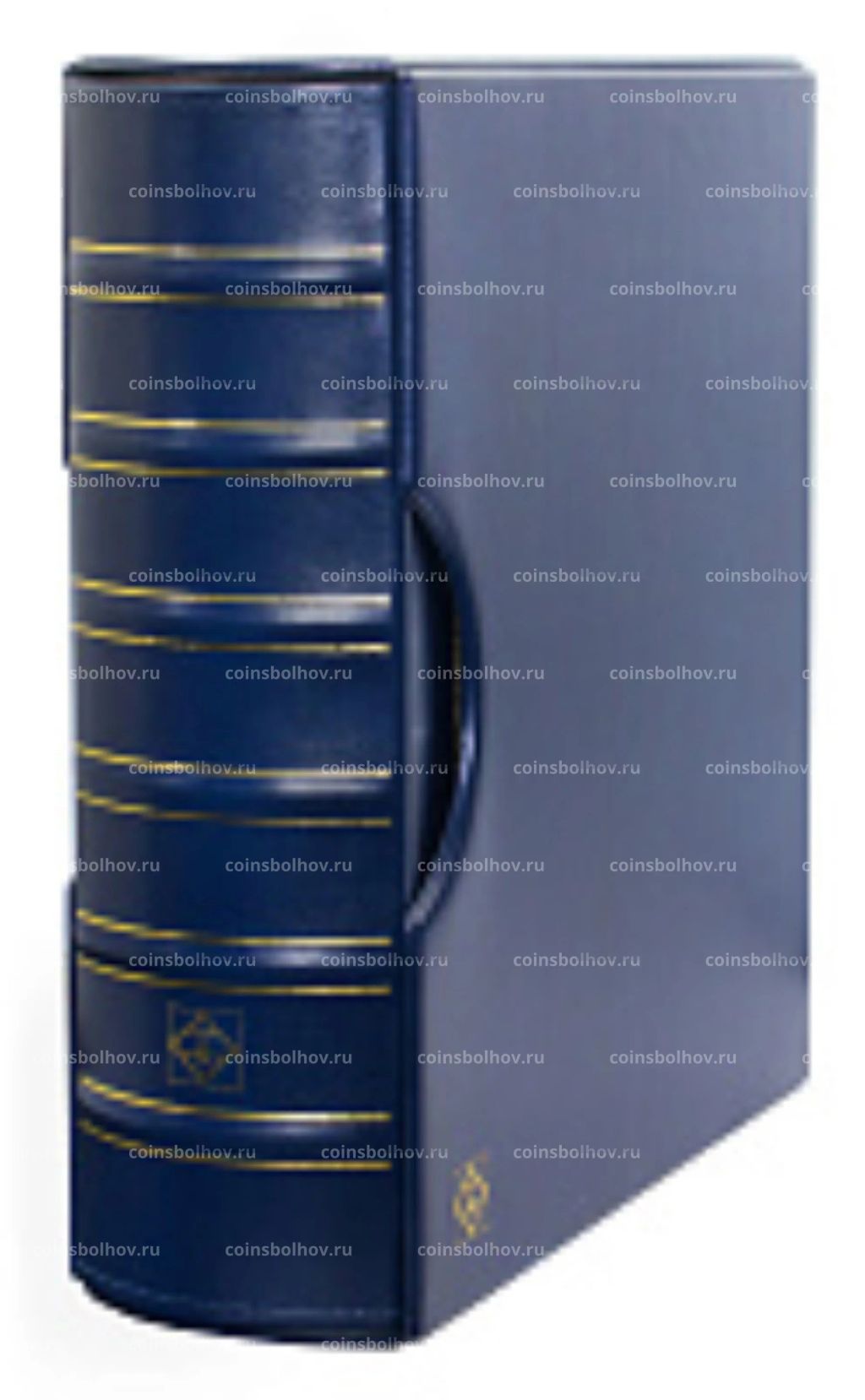 Альбом для монет без листов с защитным шубером формат Grande Gigant Синий Классический дизайн LEUCHTTURM 301901