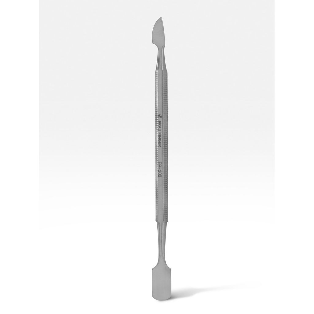 Frau Finger Пушер для маникюра двусторонний / Classic FP-302DP, матовый, 12 см