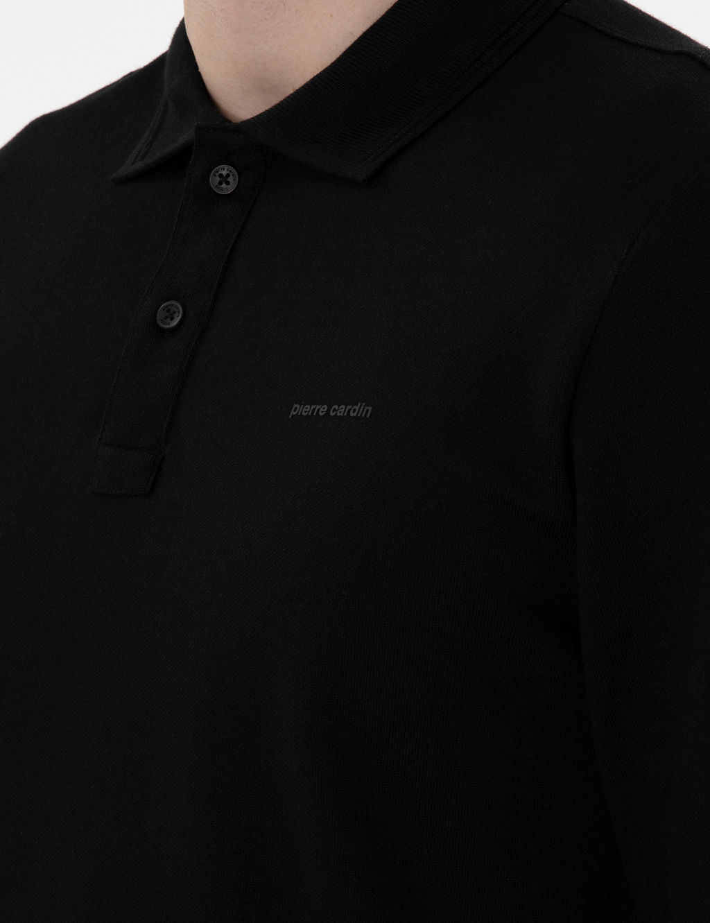 Siyah Slim Fit Sweatshirt - Pierre cardin фото 7