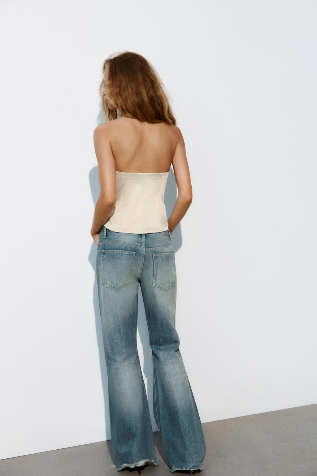 TOP CORSETERO SATINADO PALABRA DE HONOR / Arena