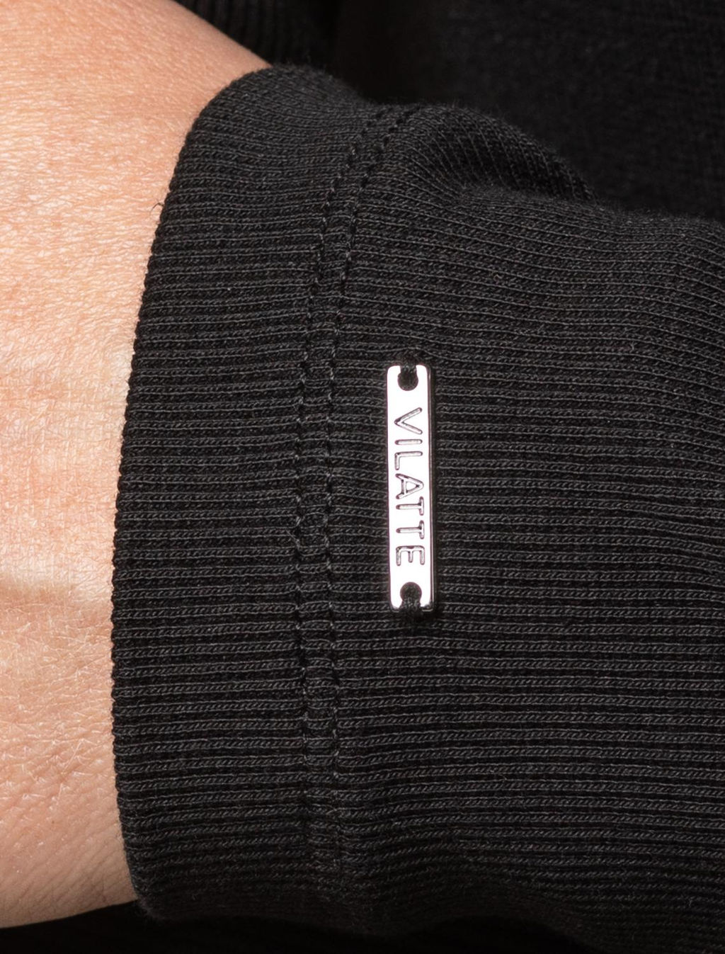 VILATTE / Джемпер из фактурного трикотажа в рубчик  фото 6