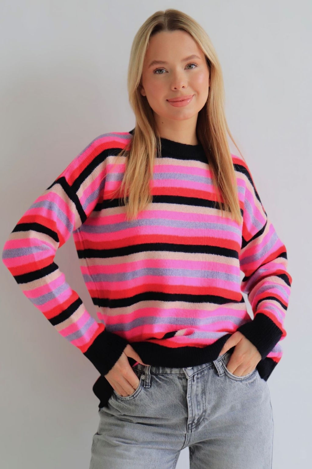 10608 Джемпер разноцветный в полоску - Martichelli фото 16
