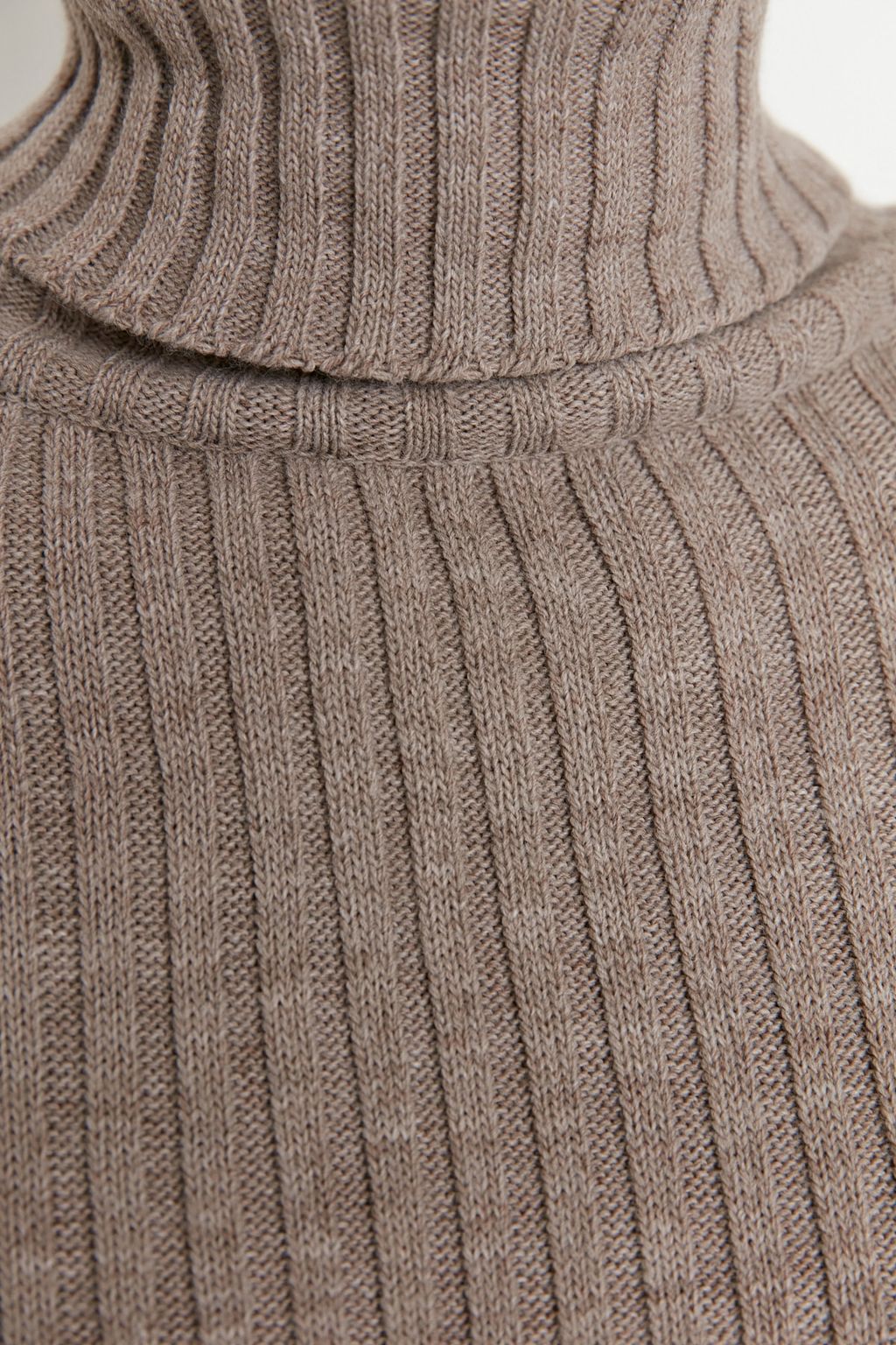 Kahverengi Crop Basic Triko Kazak TWOAW22KZ0223