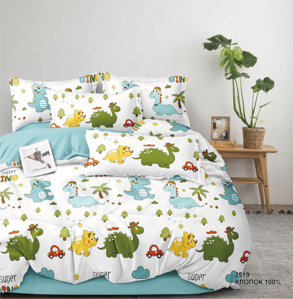 КПБ Виола поплин Дино 1,5-спальный