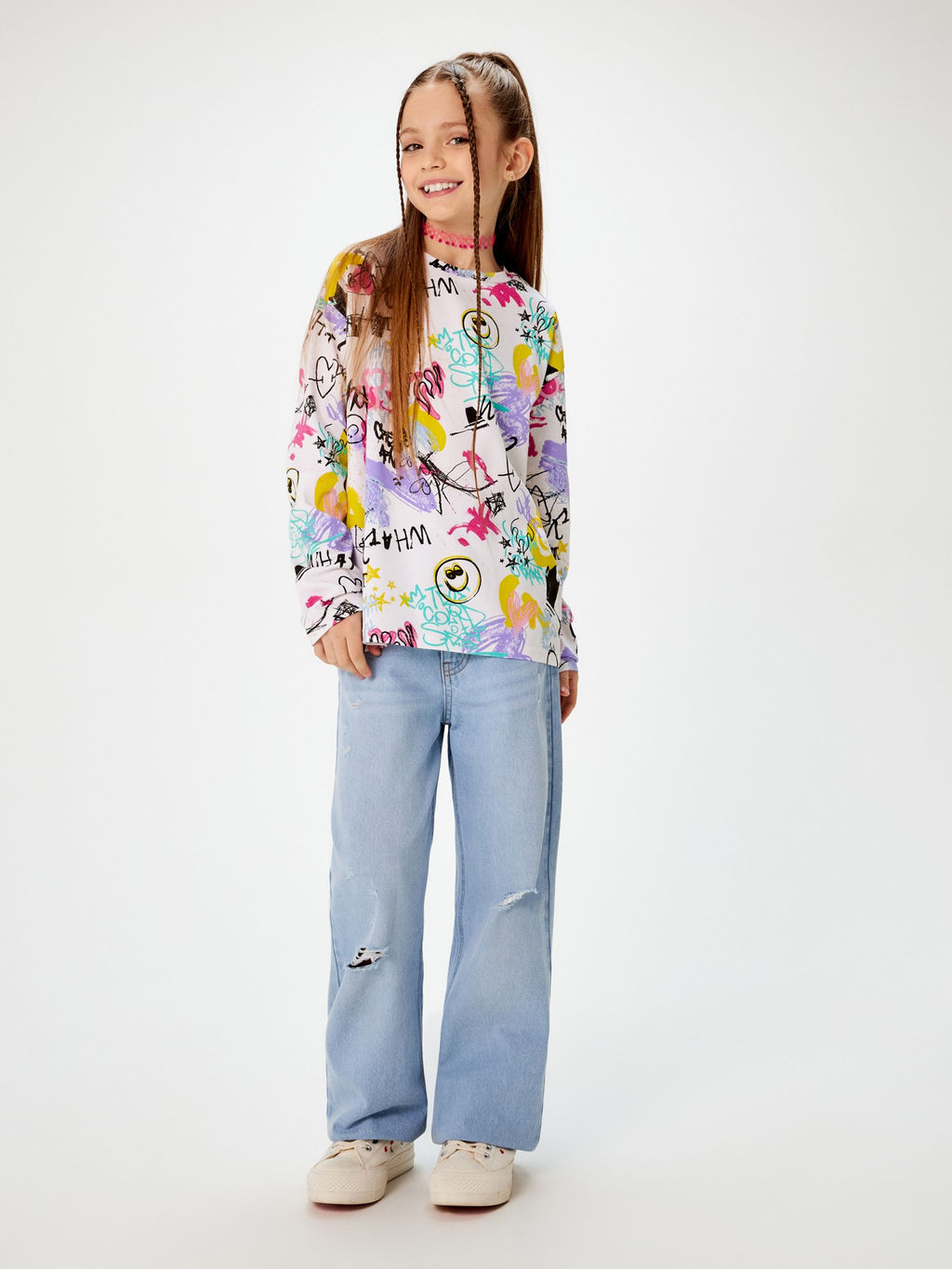 ACOOLA / Джемпер детский для девочек Mirella набивка