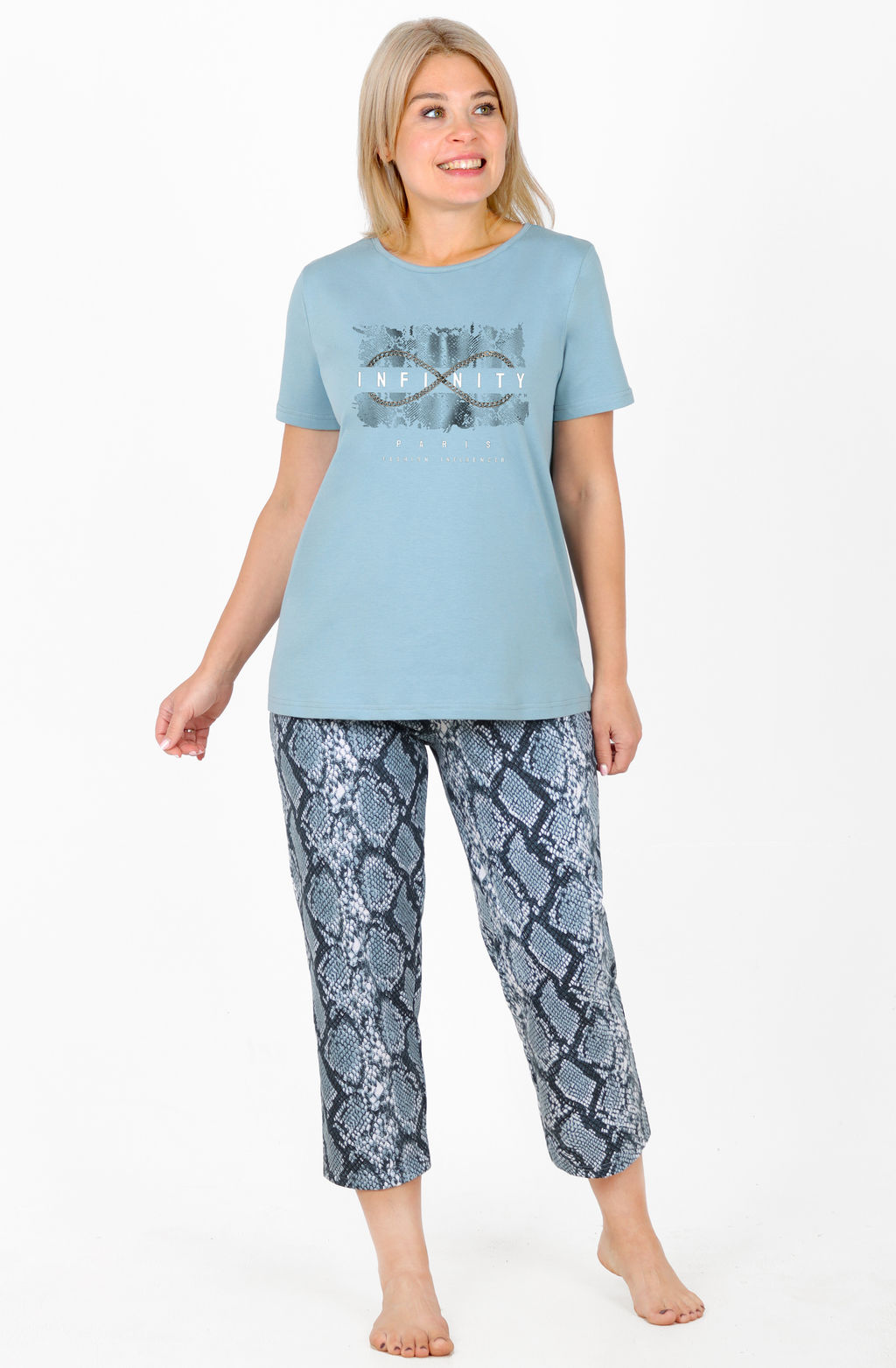 Пижама Галактика П-188А (44-62) кулирка - Лотос фото 26