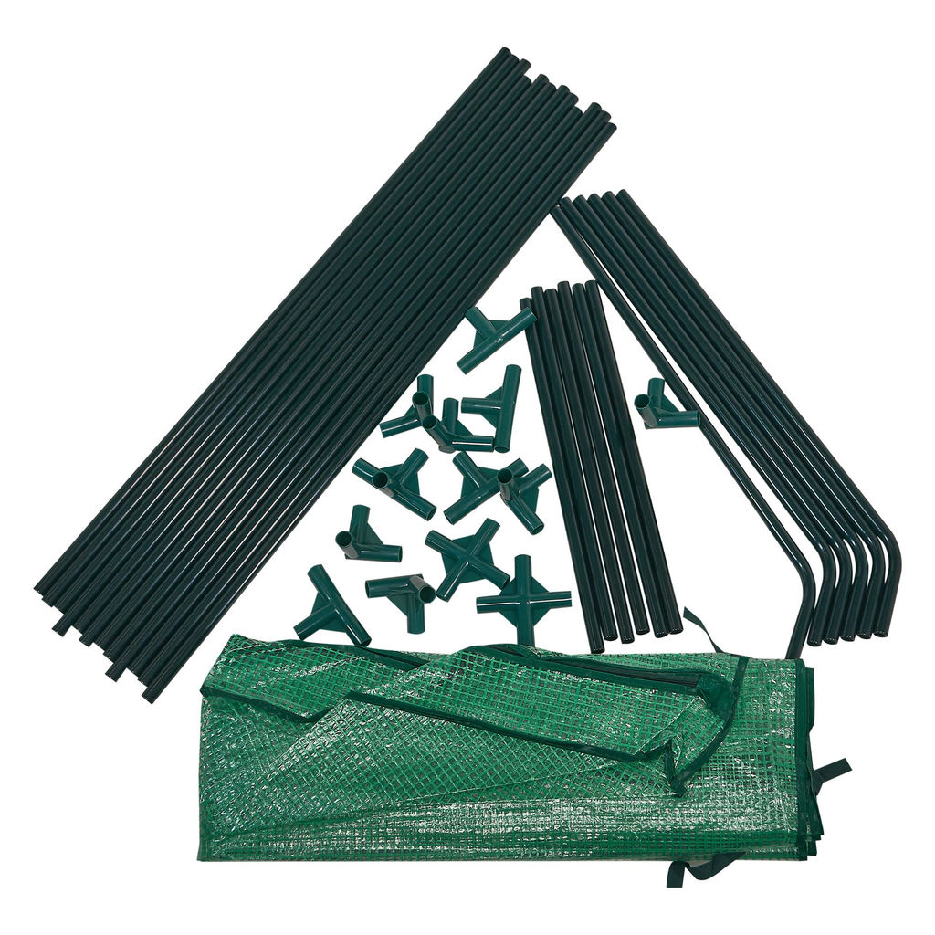 UGH-S31 L180 GREEN/GREEN Парник уличный, 180x90x90см. Металлическая труба в ПВХ, цвет зеленый. Тент из армированного полиэтилена 135г/м2, цвет сетки зеленый. TM ФитоЛето