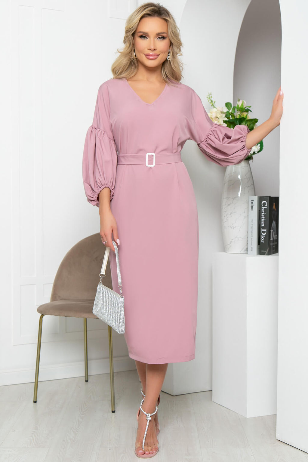 Платье Пленительная магия (пыльная роза) П5388 - Lt collection фото 5