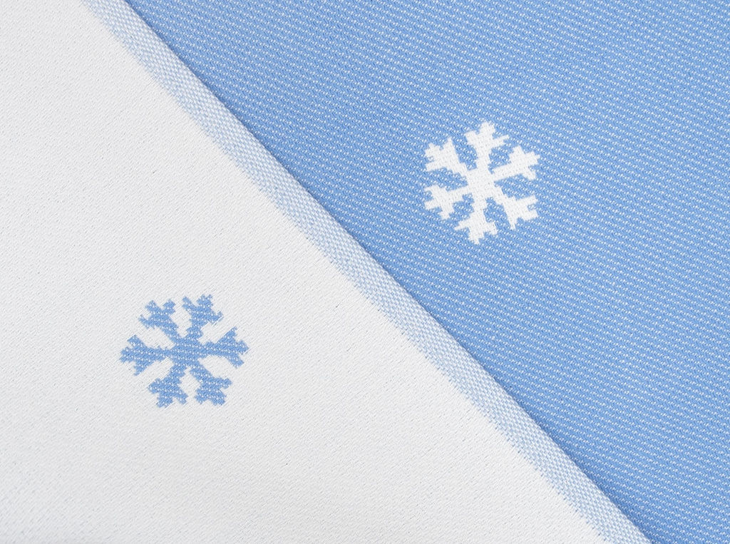 Полотенце х/б 9с23.111ж1 Снежинки-арт(ДТЭ регата) 50х140см