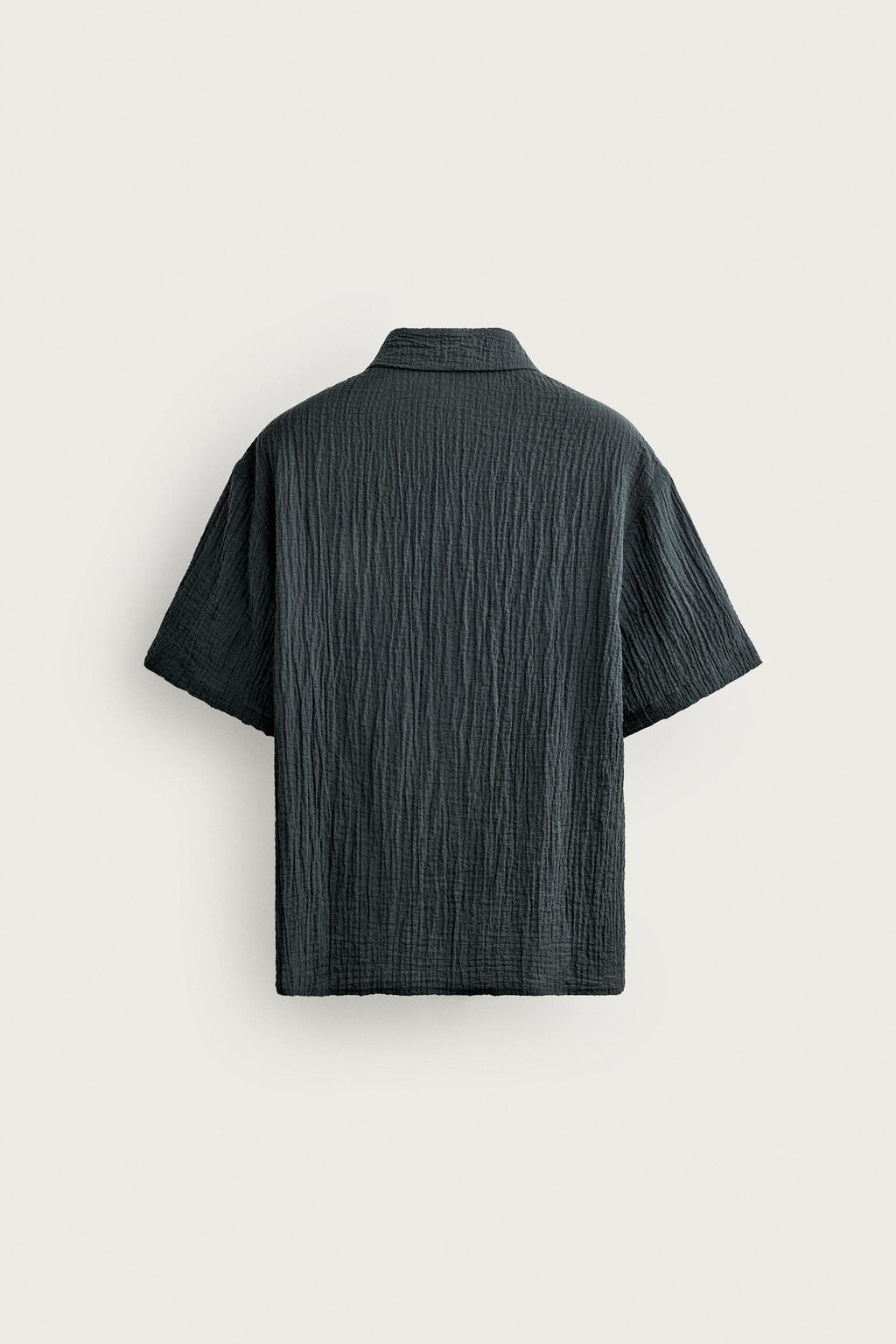 CAMISA RELAXED FIT RELIEVE / Azul - Zara фото 8