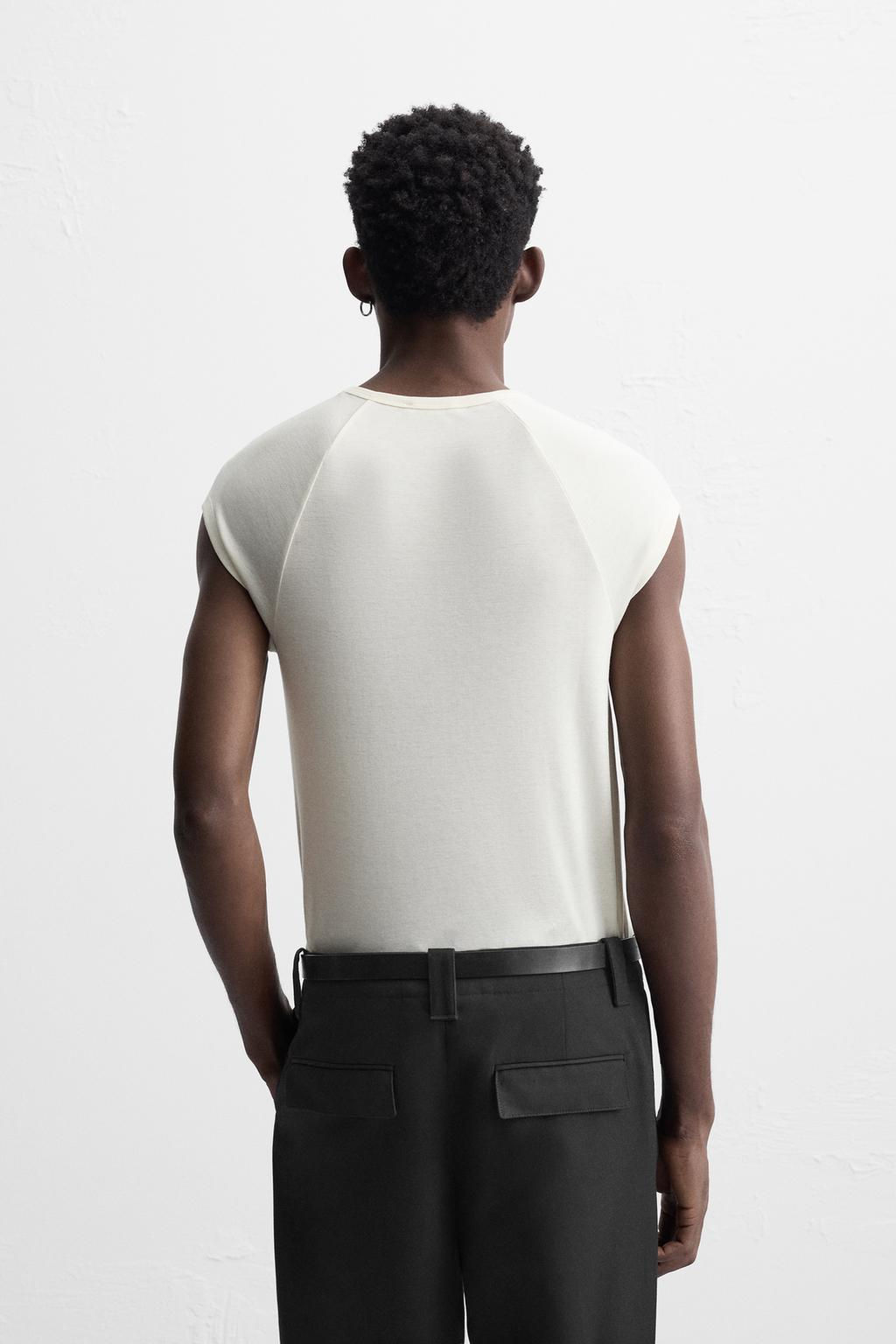 SLIM FIT T-SHIRT - Zara фото 3