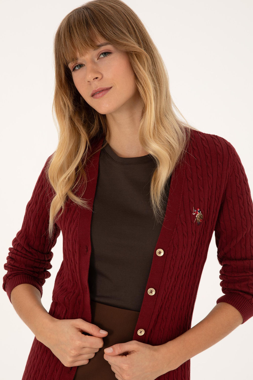 Kad_n Bordo Basic Triko H_rka - U.s. polo assn фото 2