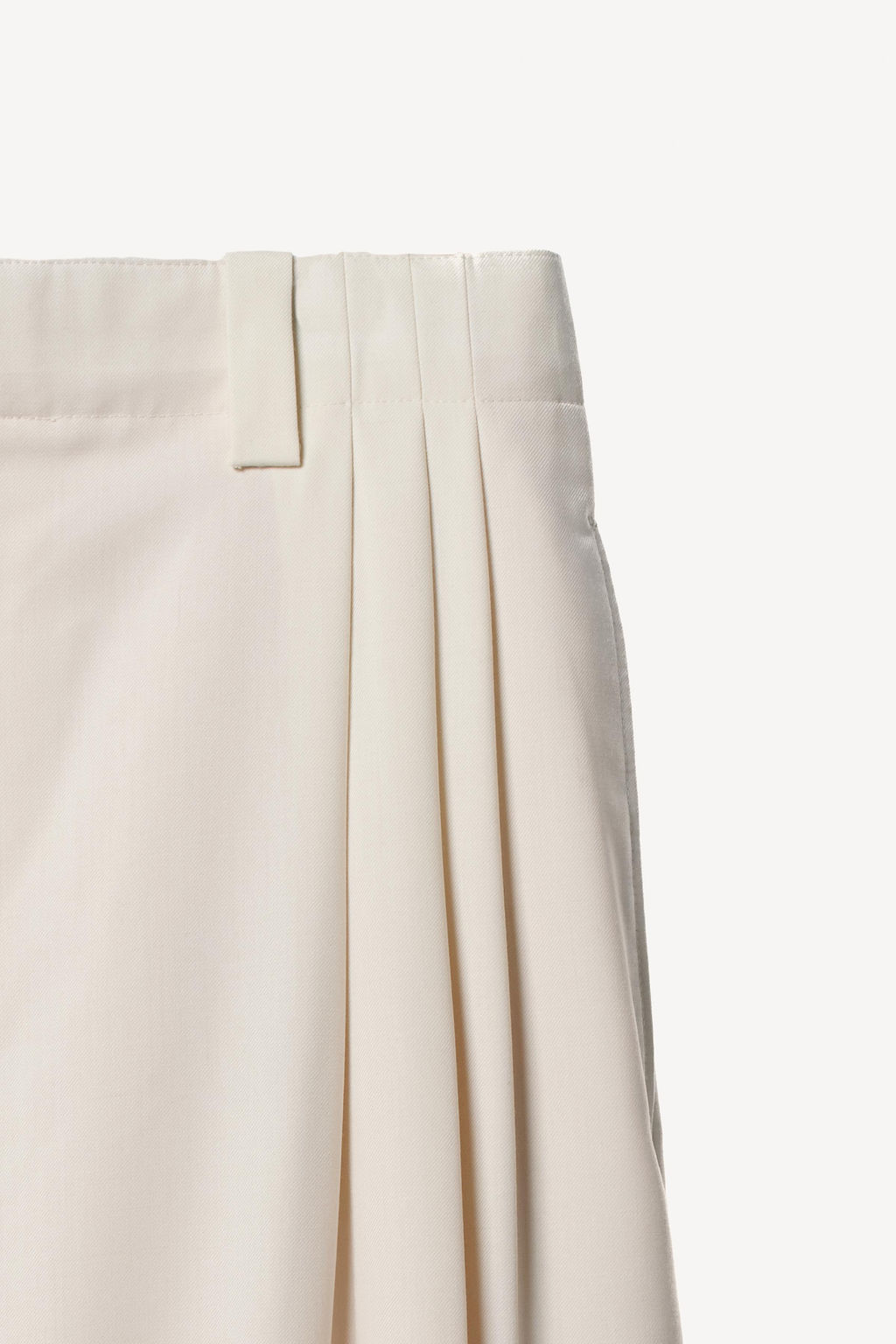 PANTAL?N PLIEGUES TRAJE WILLY CHAVARRIA X ZARA / Marfil  фото 6
