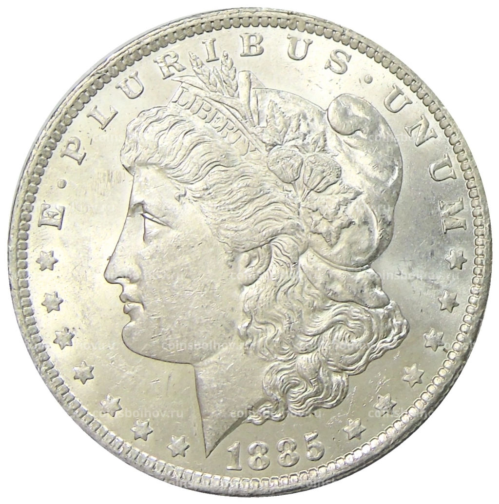 1 доллар 1885 года O США Доллар Моргана