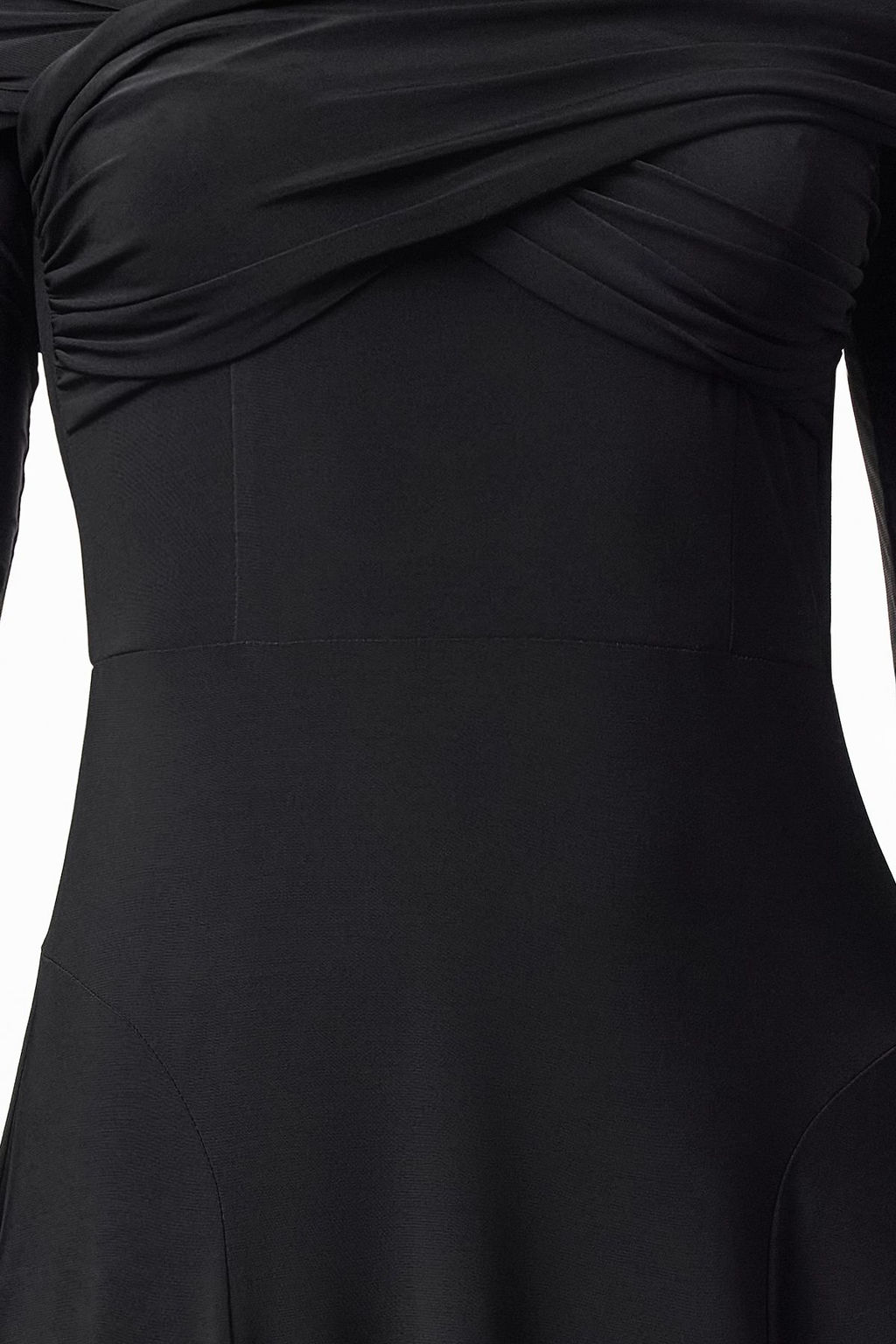 TRENDYOLMILLA Siyah A-Kesim Orme Elbise TPRAW25EL00100 фото 4