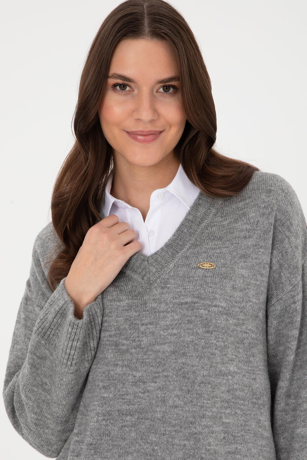 Kad_n Gri Melanj Kazak - U.s. polo assn фото 2