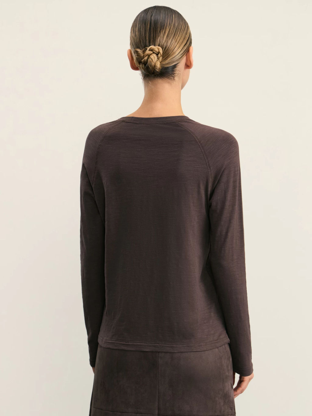 Базовый лонгслив из хлопка / Zarina  фото 5