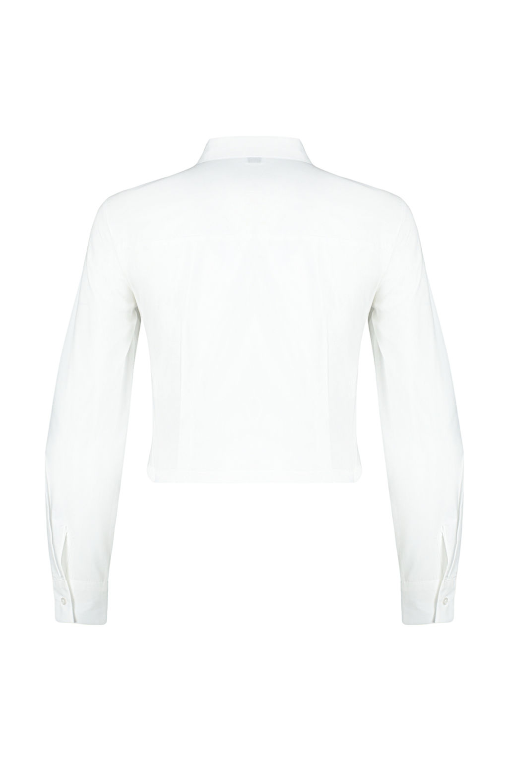 TRENDYOLMILLA Ekru Fitted Bele Oturan Dokuma Gomlek TWOSS24GO00070  фото 8