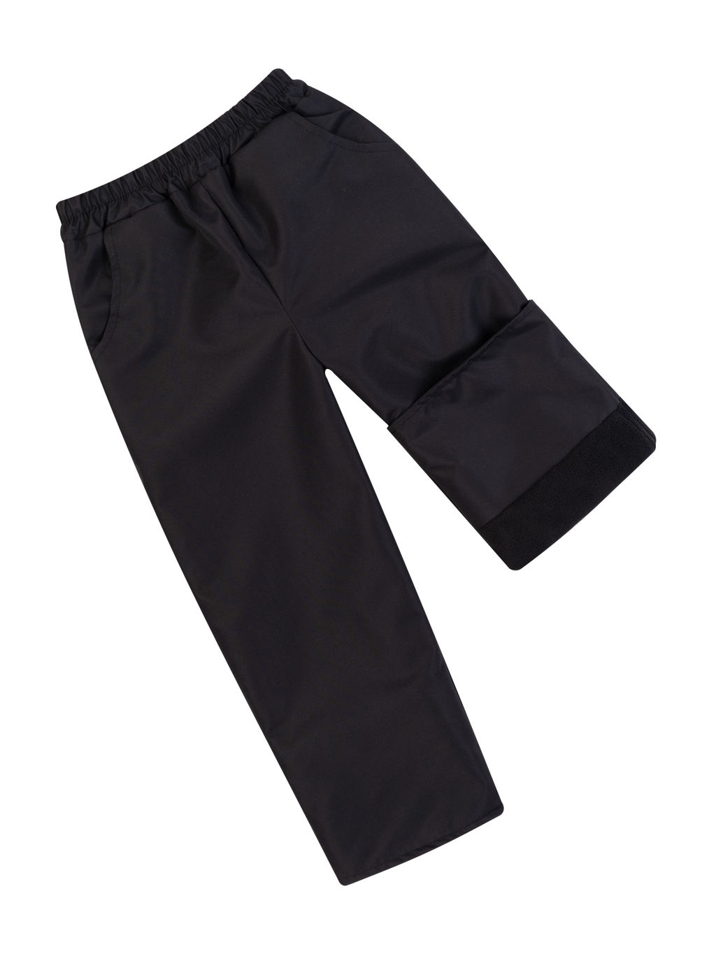 Брюки на поясе демисезонные черные