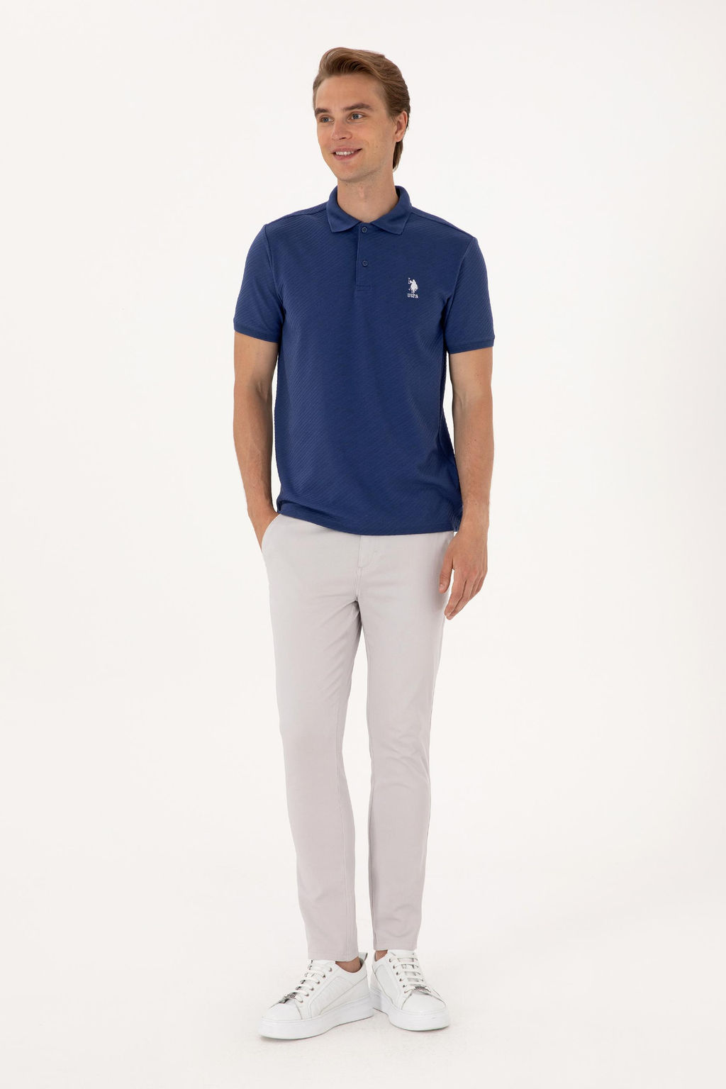 Erkek A__k Lacivert Ti__rt - U.s. polo assn фото 4
