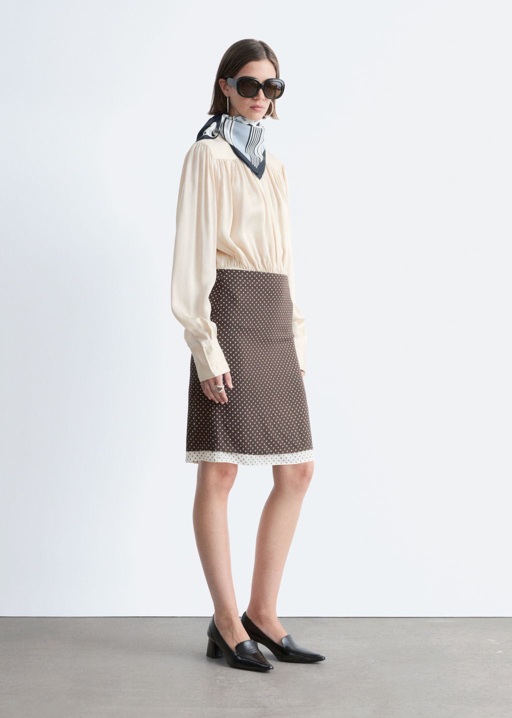 Falda lencera hasta la rodilla - H&m фото 5