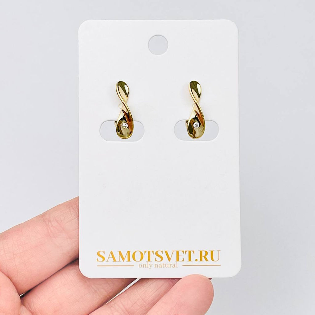 Швензы для сережек с Фианитами