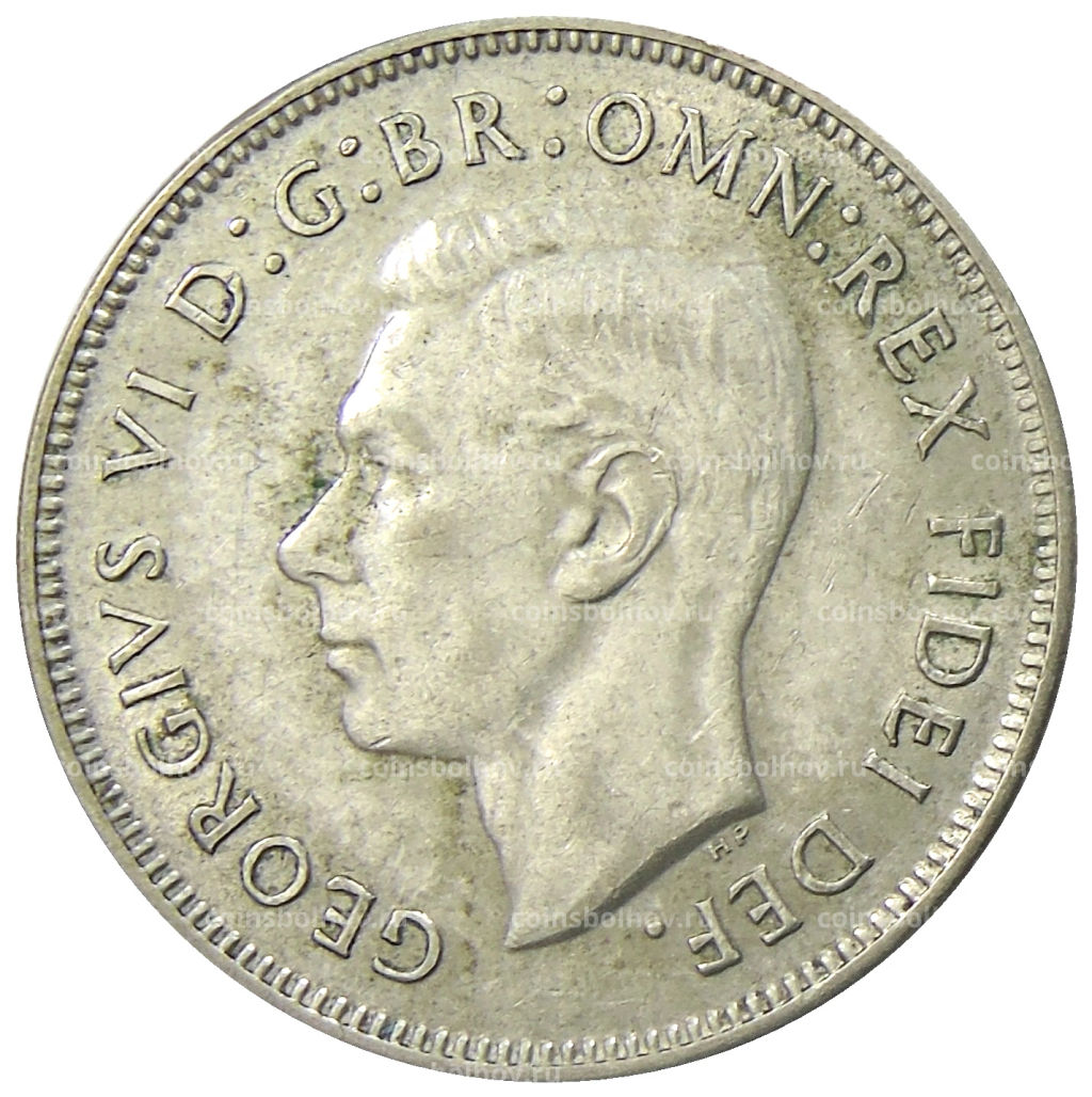 1 флорин (2 шиллинга) 1951 года Австралия  50 лет Федерации