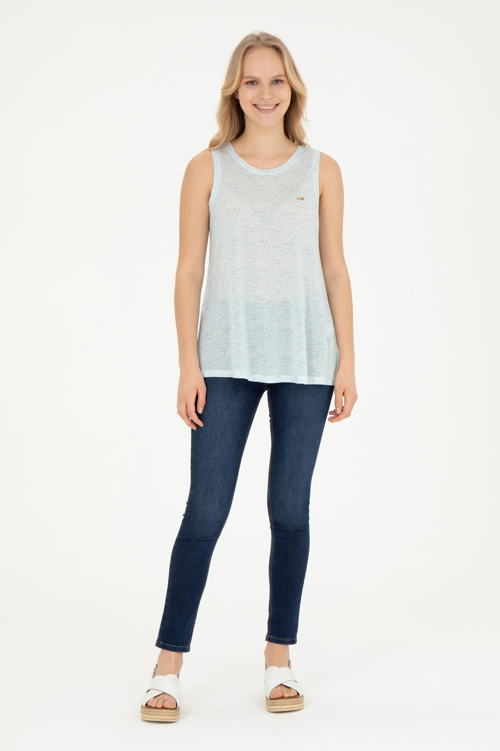 Женская футболка водно-зеленого цвета - U.s. polo assn фото 11