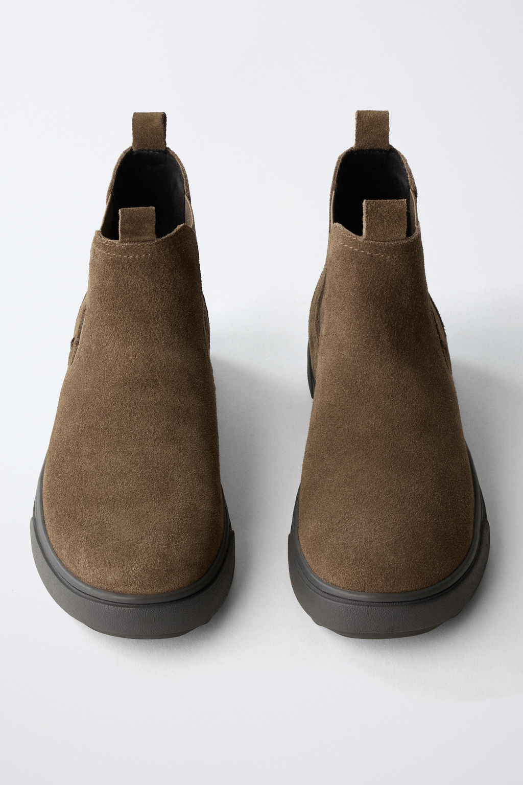 SPLIT SUEDE CHELSEA ANKLE BOOTS - Zara фото 4