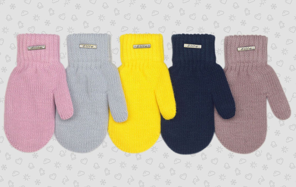 Варежки для девочки TM-369 ассорти 167 Полярик  фото 3