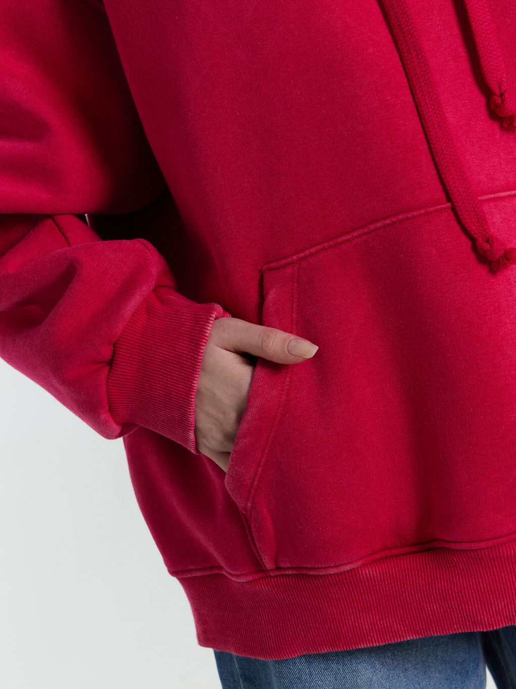 Худи женское светло-голубое