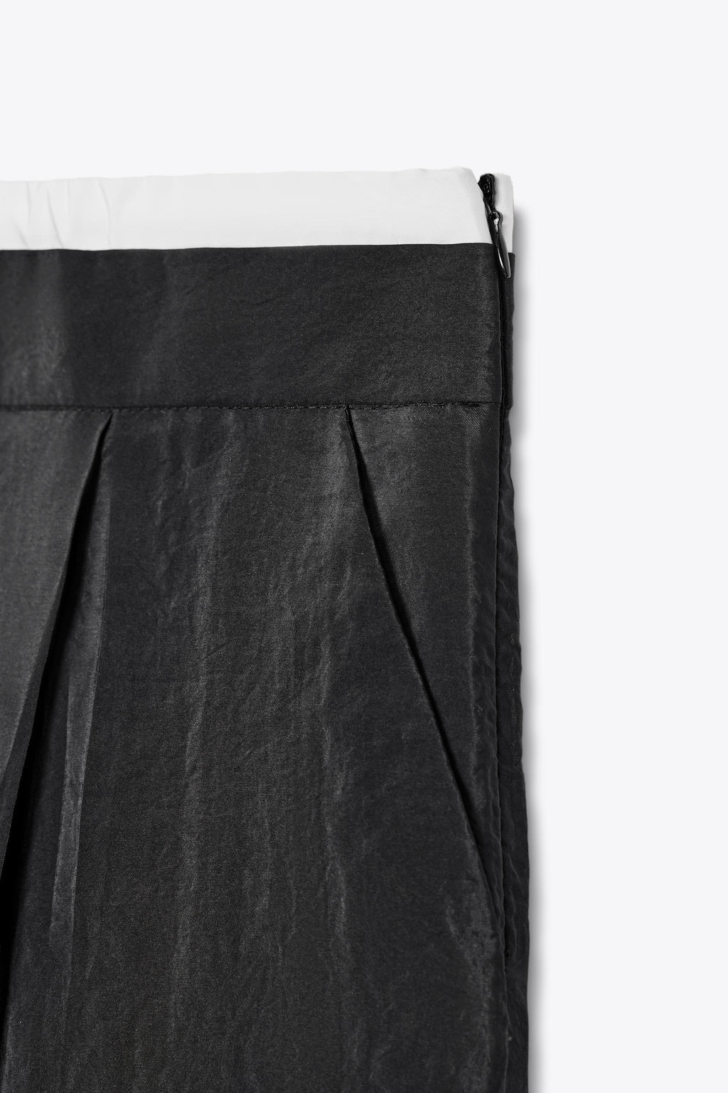 WIDE-LEG TROUSERS WITH DOUBLE WAIST - Zara фото 3