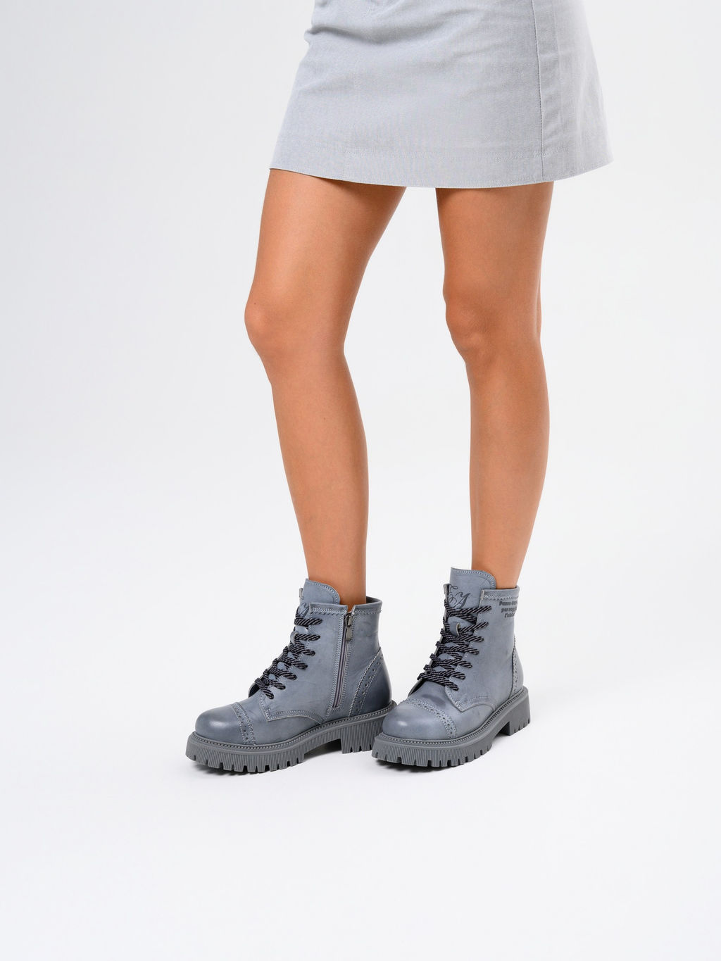 Ботинки EDART 319.taskana gr. Вакса серая/мех - Ed'art фото 4