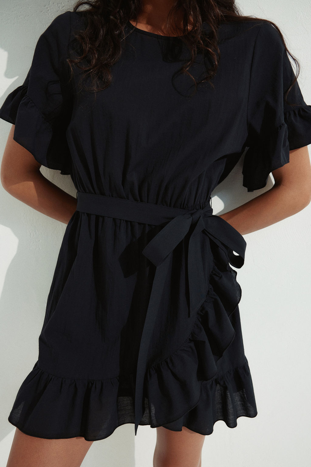 Vestido con ribetes de volante - H&m фото 3