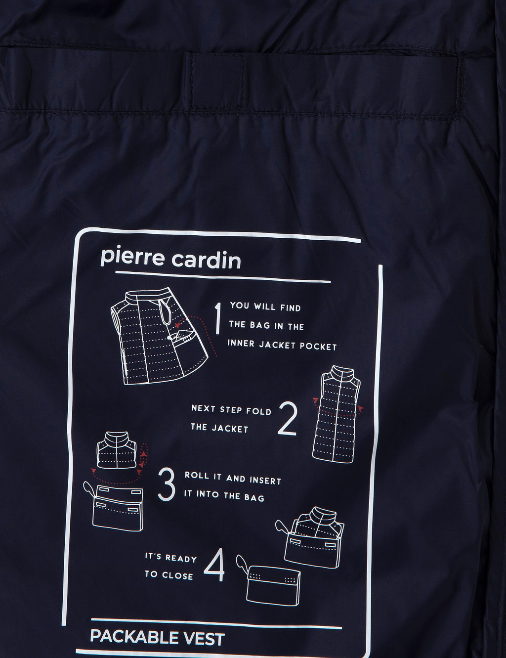 Lacivert Cropped Slim Yelek - Pierre cardin фото 6