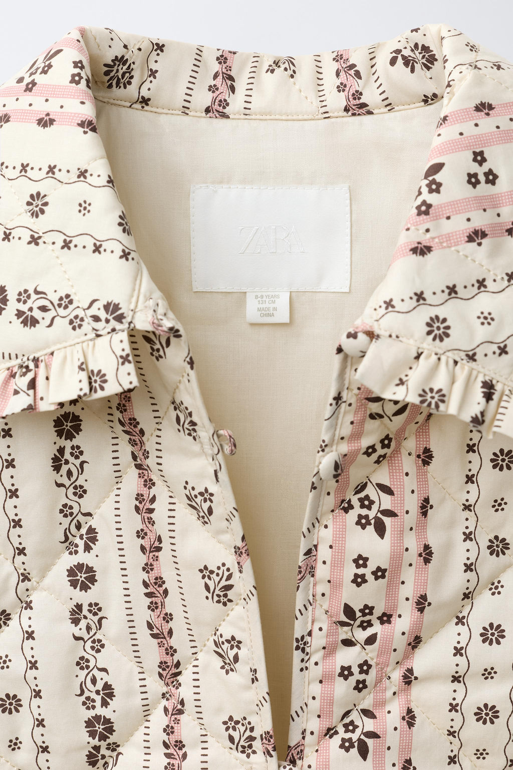 PRINTED PADDED JACKET - Zara фото 7