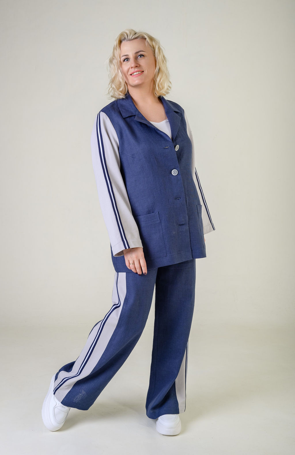 Жакет 100% лен