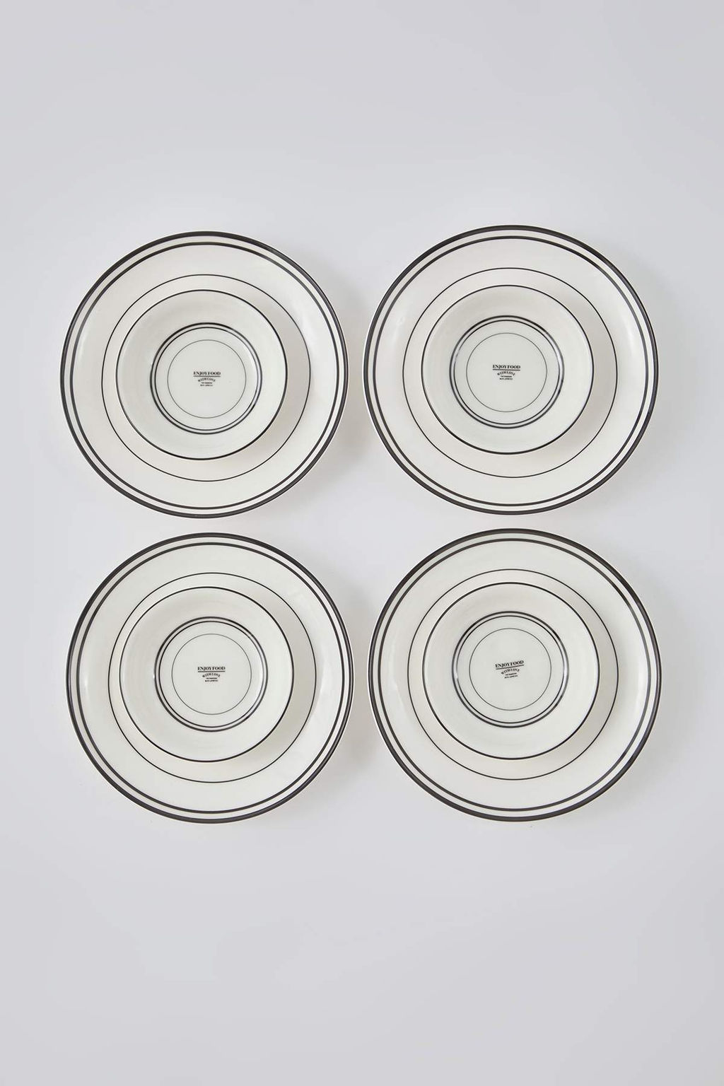 4lu Minimal Desenli Porselen Pasta Tabag? 21cm TPHAW26TBK00018 - Trendyolmilla фото 6