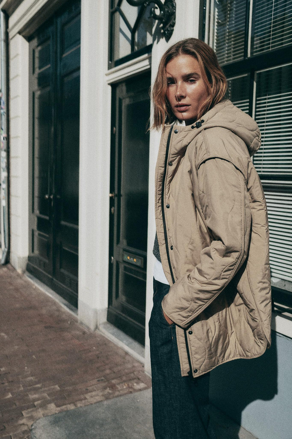 WATER REPELLENT HOODED PADDED JACKET - Zara фото 5