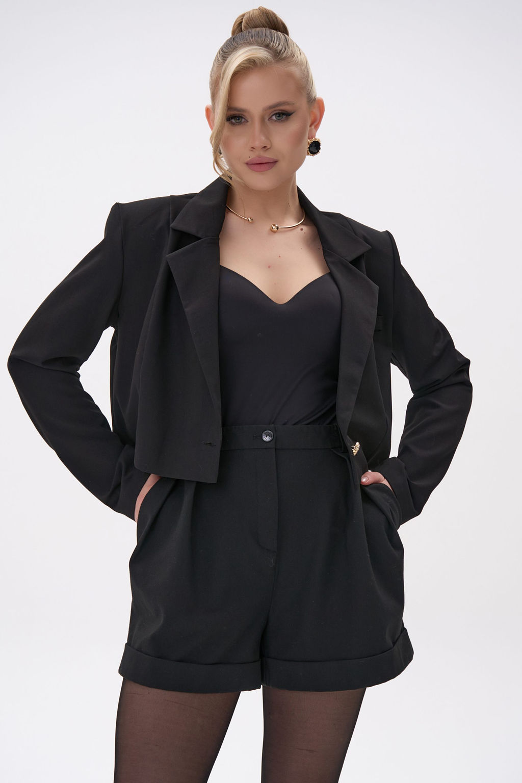 Пиджак Мэри (чёрный) - Эльза фото 17